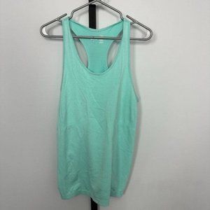 Nwot Zyia Active Turquoise Copper Charged Tank Top Size L Small pull in back